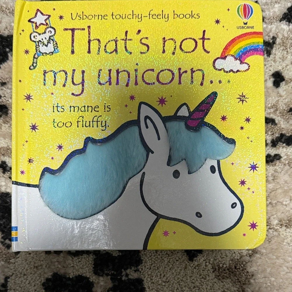 Born That's Not My Unicorn Book - Yellow and Blue